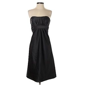 Alfred Angelo strapless black dress